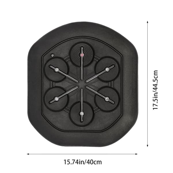 Musiikkiboksi, seinälle asennettava, Bluetooth-yhteys, USB-lataus,Musta