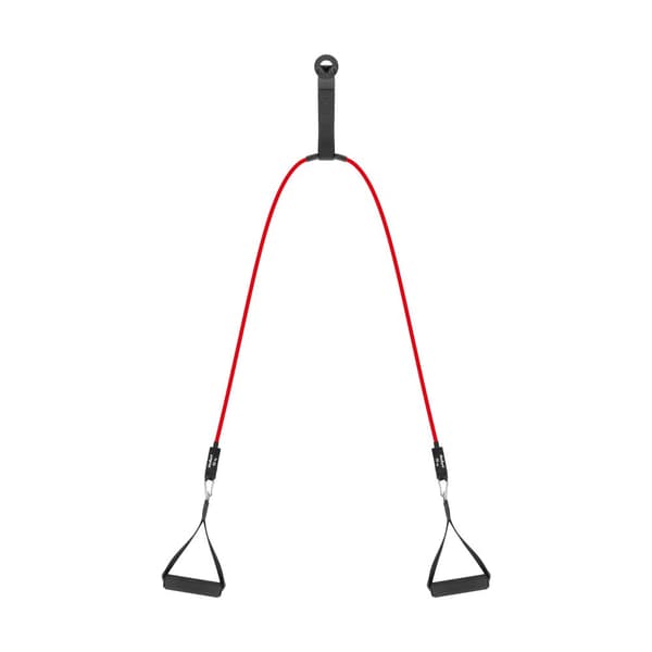 Sæt med modstandsbånd til øvelser - Power Tube Sæt, 5-30 kg, 5 bånd, REBEL ACTIVE