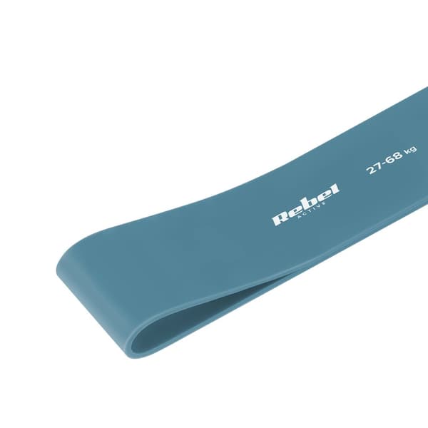 Latex træningsbånd - Power Band PL-6, blå 27-68 kg REBEL ACTIVE