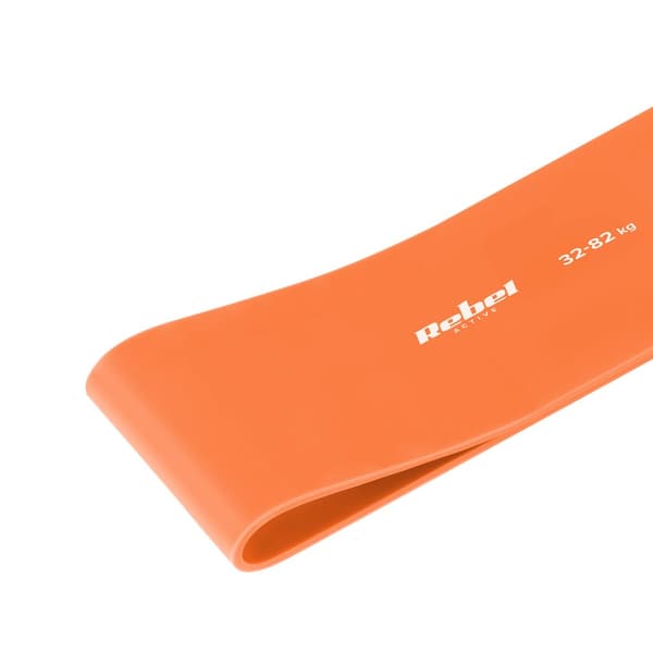 Latex träningsband - Power Band PL-7, orange 32-82 kg REBEL ACTIVE