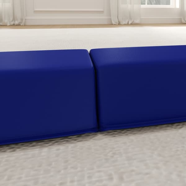 Sammenklappelig Balance Bølge, 236 cm, 236x10/15x6.5 cm, Blå