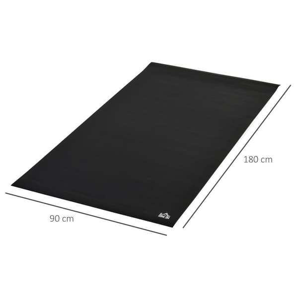 Harjoitusvälinematto, 180x90 cm, Musta