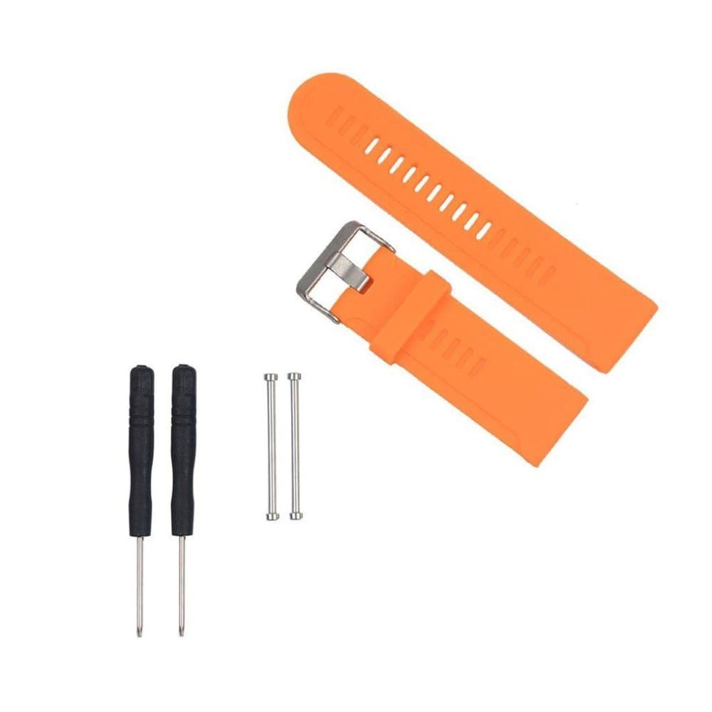Garmin Fenix 3 silikon klockarmband m. verktyg - Orange