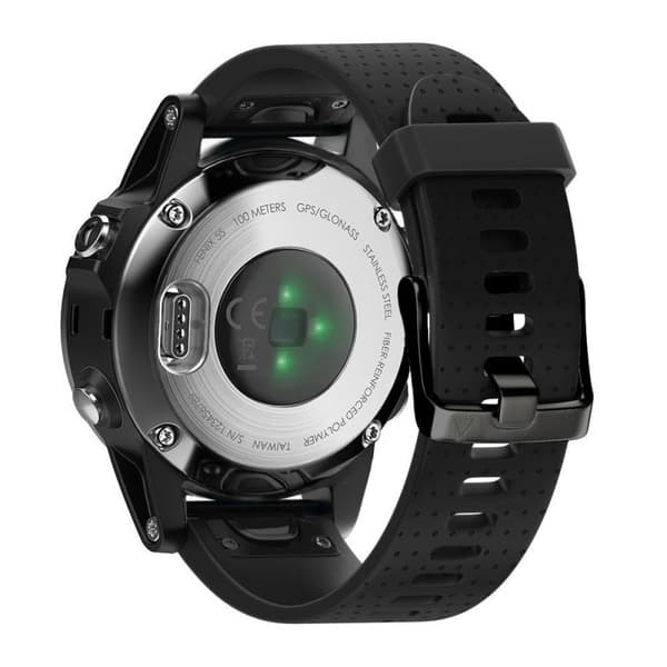 Sport Rannekoru Garmin Fenix 5S - musta