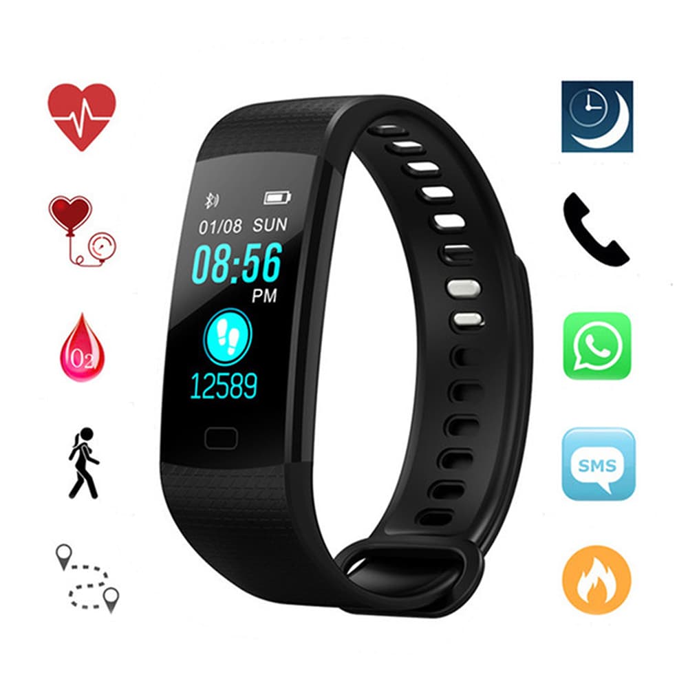 Leman Aktivitetsarmband iPhone/Android (Puls, Blodtryck)