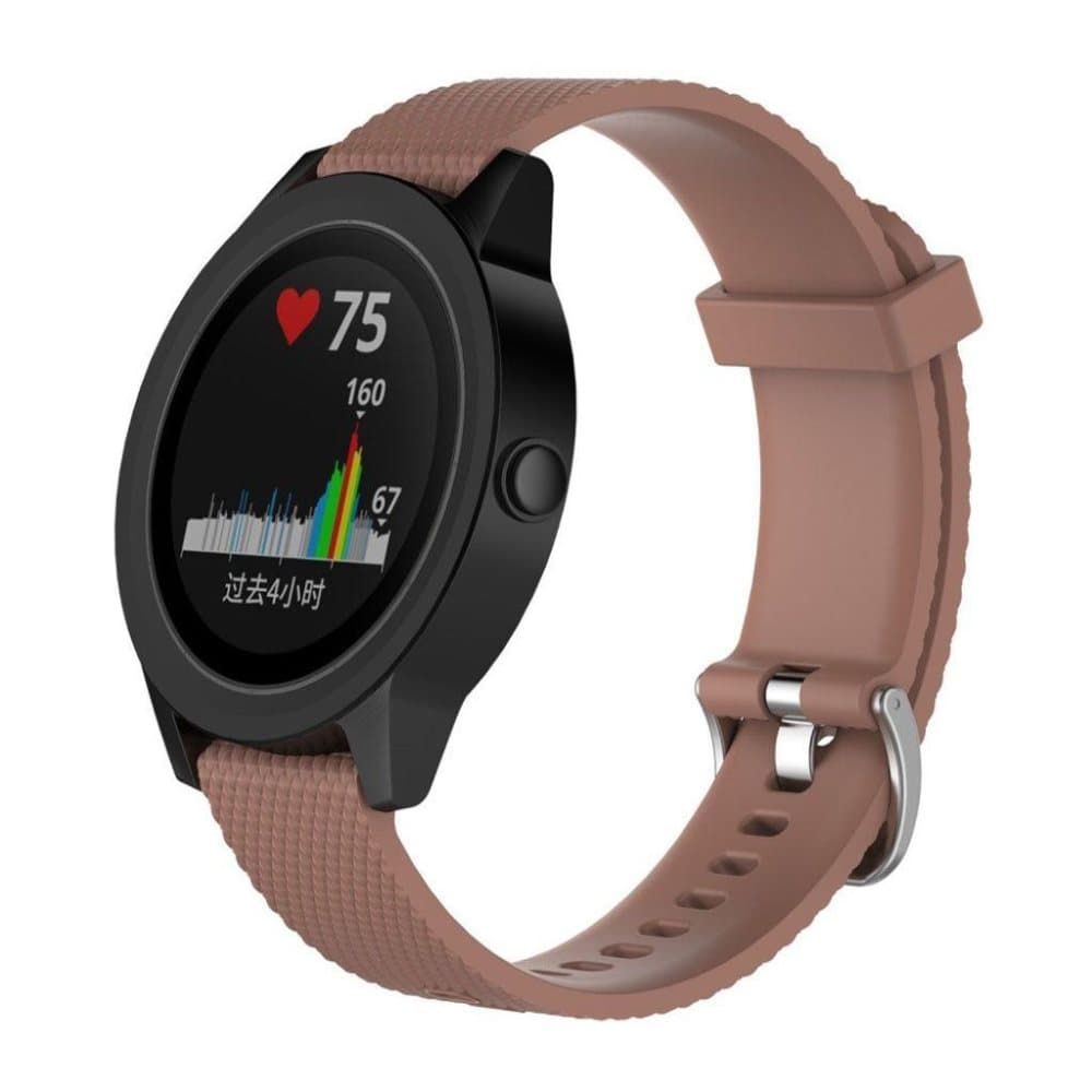Garmin Vivomove HR justerbar silione urrem - Brun