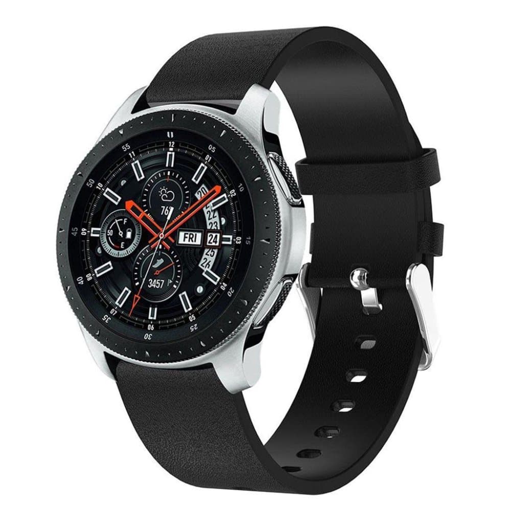 Samsung Galaxy Watch (46mm) erstatnings urrem i læder med te