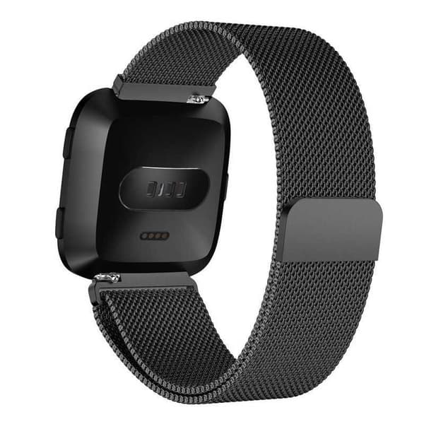 Fitbit Versa Armband Milanesisk Loop Svart