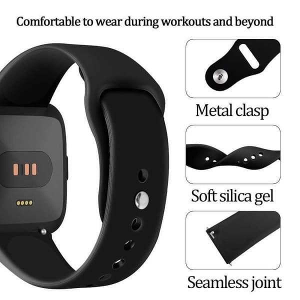 Fitbit Versa Slitstark Silikon Armband Walkr