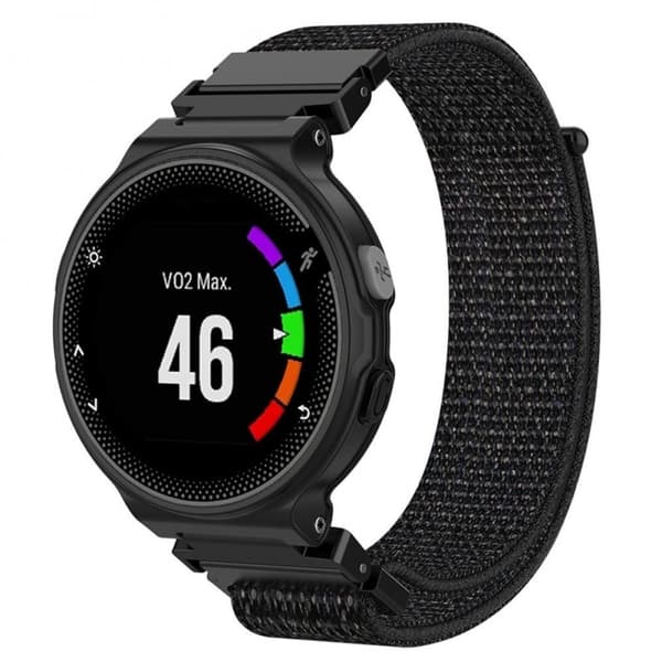 Nylon armbånd Garmin Forerunner 220/230/235/620/630/735XT - Black Pink