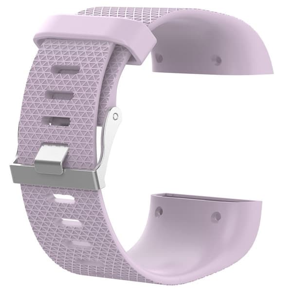 Armbånd kompatibelt med Fitbit Surge Light purple, L