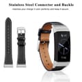 Miniatyrbillede 2 af 4: Fitbit Charge 3 Stilfuldt læderarmbånd Retro