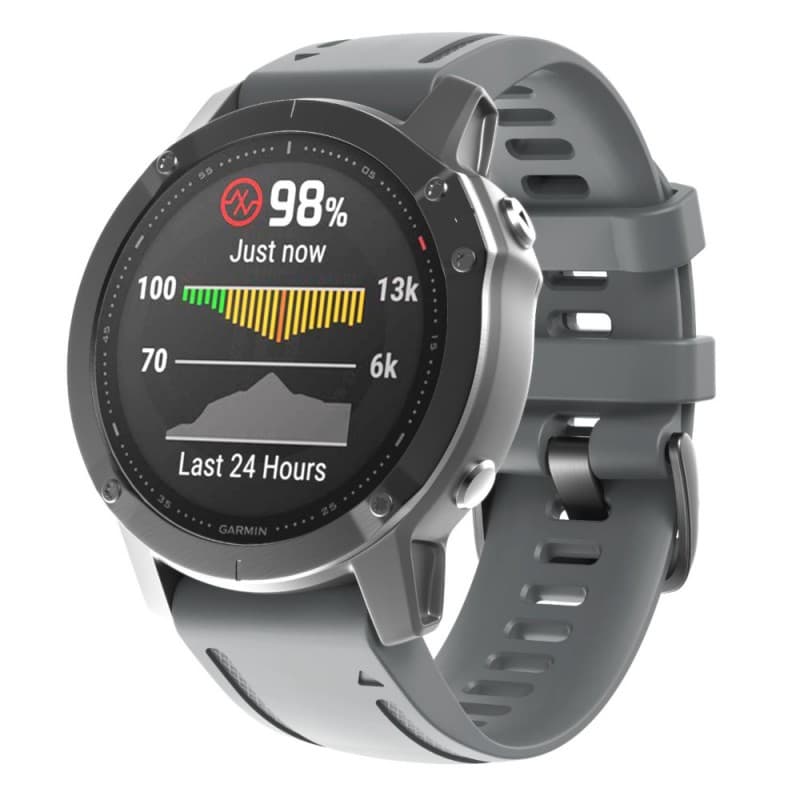 Sport Armband Garmin Fenix 6S / 6S Pro - Grå