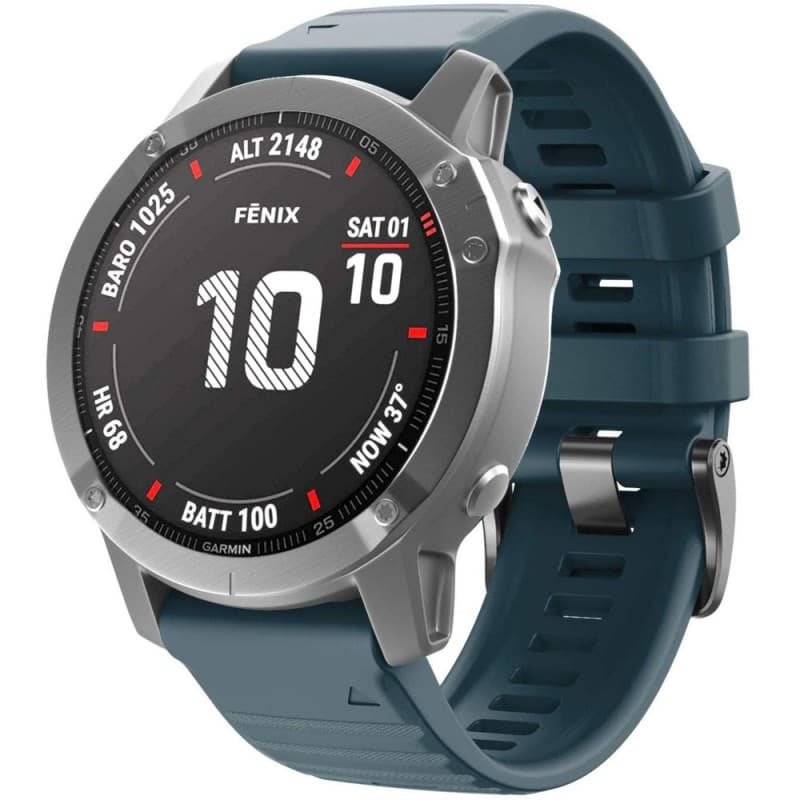 Sport Armband Garmin Fenix 6 / 6 Pro - Gråblå