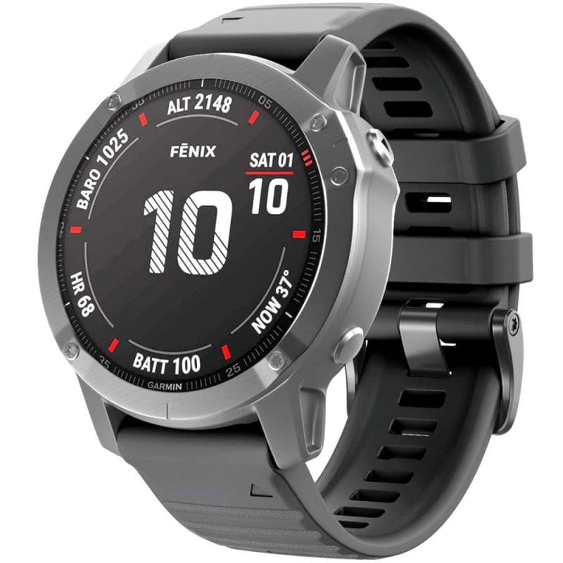 Sport Armband Garmin Fenix 6X / 6X Pro - Svart