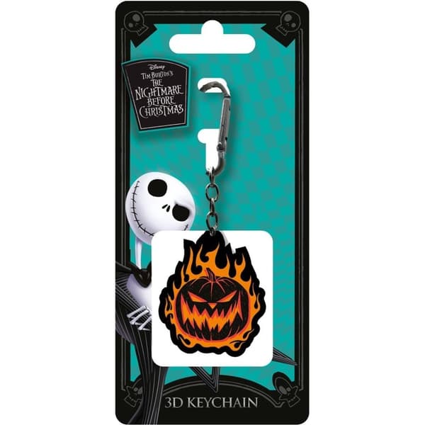 Pyramid International THE NIGHTMARE BEFORE CHRISTMAS (FLAMING PUMPKIN) 3D KEYCHAIN