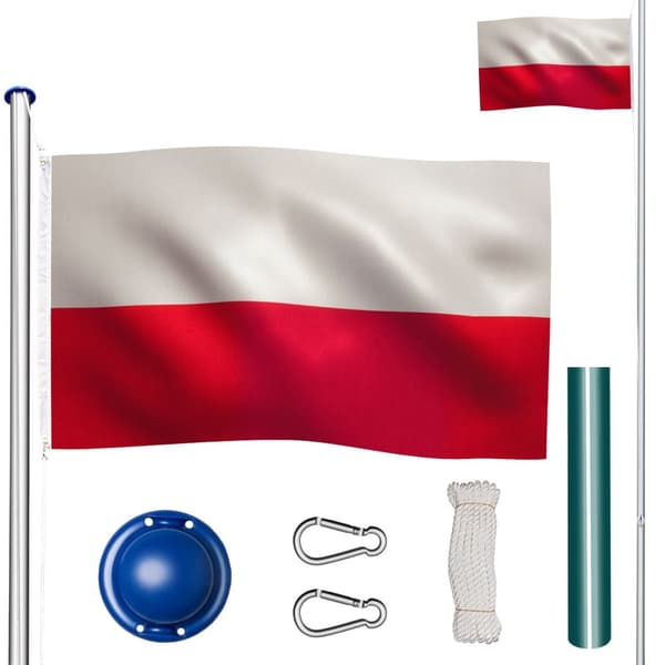 Flaggstång i aluminium - Polen