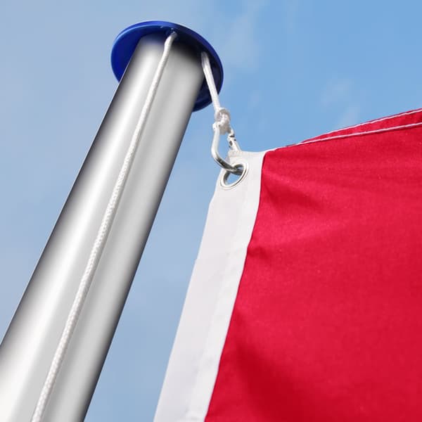 Aluminium flagstang - justerbar højde - Danmark