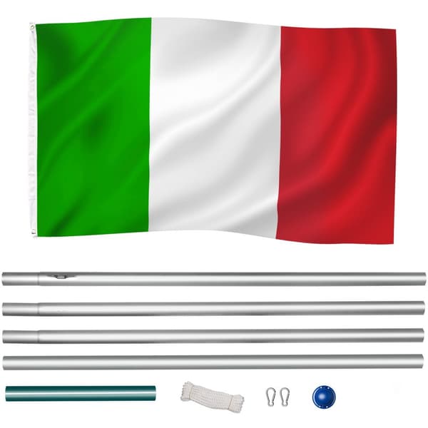 Aluminium flagstang - justerbar højde - Italien