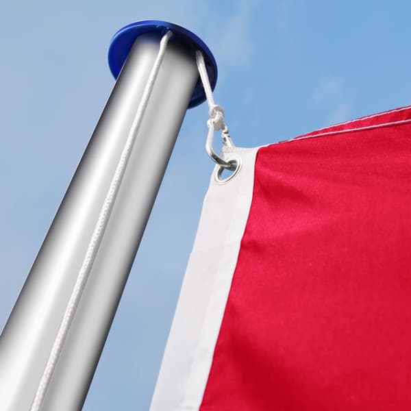 Aluminium flagstang - justerbar højde - Norge