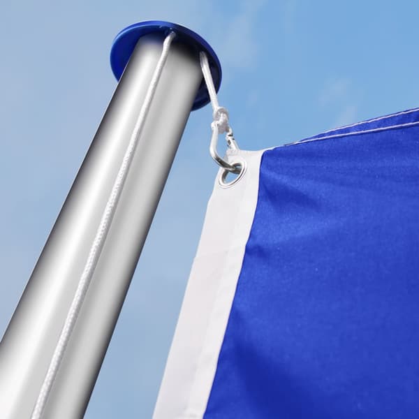 Aluminium flagstang - justerbar højde - Europa