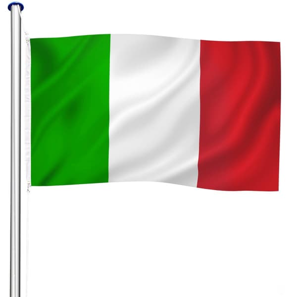 Aluminium flaggstang - Italia