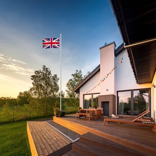 Flaggstång i aluminium - UK