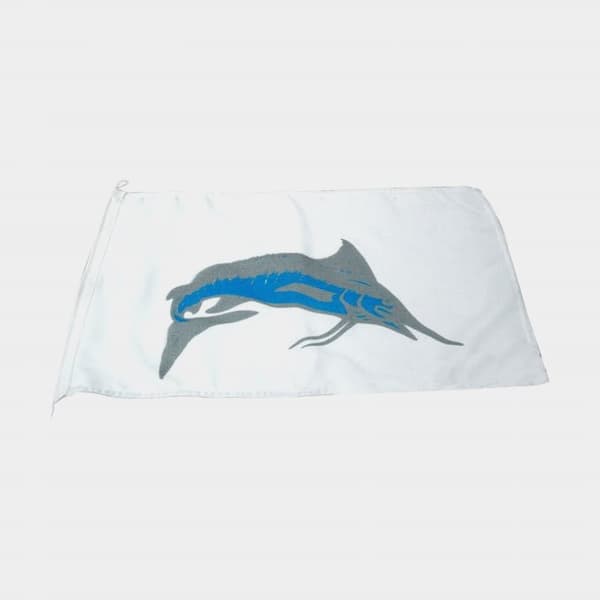 Humorflagga Fisk, 45 x 30 cm