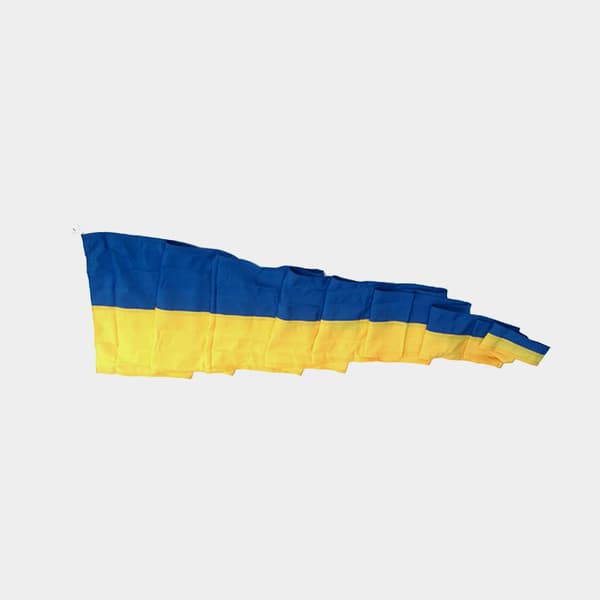 Vimpel till flaggstång Adela, Sverige, flaggvävd polyester, 500 x 50 cm