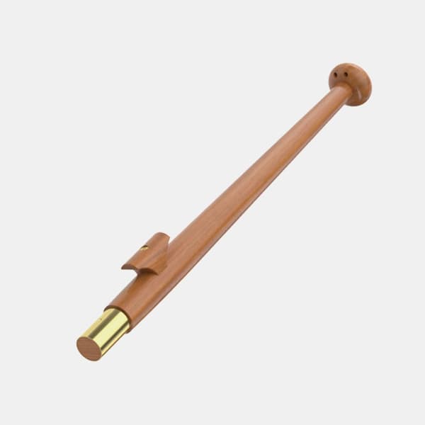 Flaggstång båt Roca, teak, 60 cm, Ø25 mm