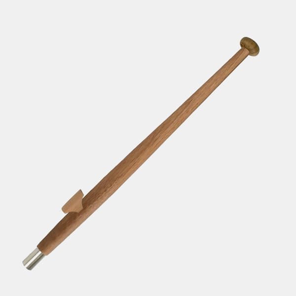 Flaggpaket med båtflagga Adela Royal, Sverige, bomullsliknande polyester (230 g / m²), 90 x 56 cm + flaggstång Ø25 mm, 90 cm i teak