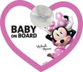 Miniatyrbild 1 av 3: Tataway Säkerhetsskylt för bil "bebis ombord" Disney Minnie Mouse Mickey Mouse med sugkopp