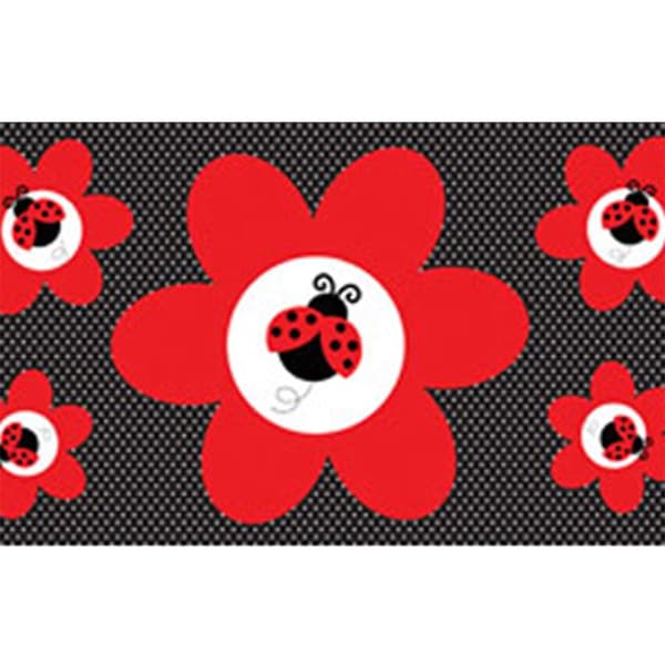 Creative Converting Ladybug Fancy Giant Party Banner Red/Black One Size