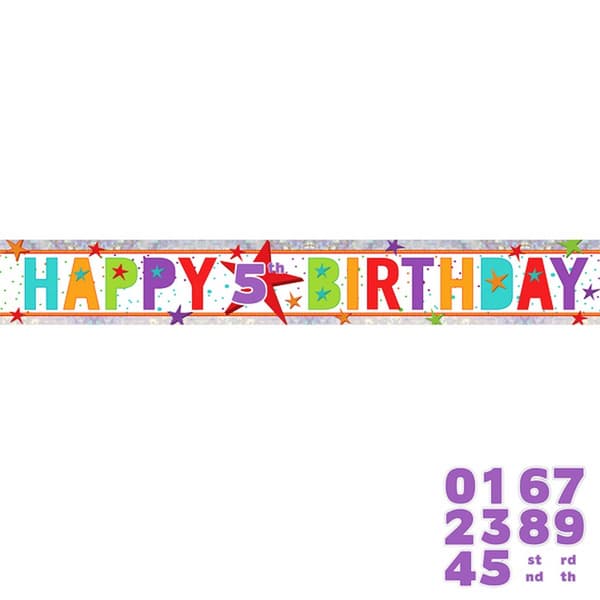 Amscan Holographic Foil Banner