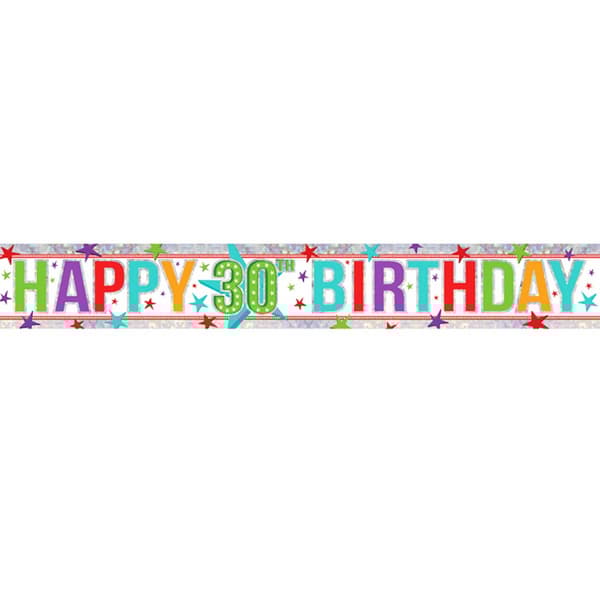 Amscan Holographic Foil Banner