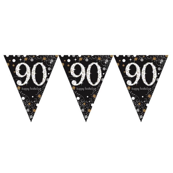 Amscan Sparkling Celebration Pennant Banner Prism 100