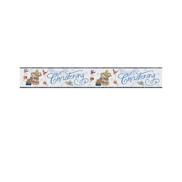 Simon Elvin Foil Banners Boy Christening One Size