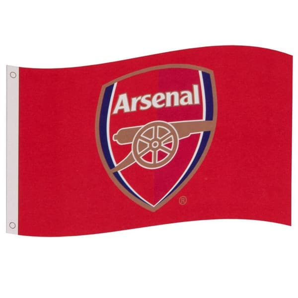 Arsenal FC Core Crest-flag Red One Size