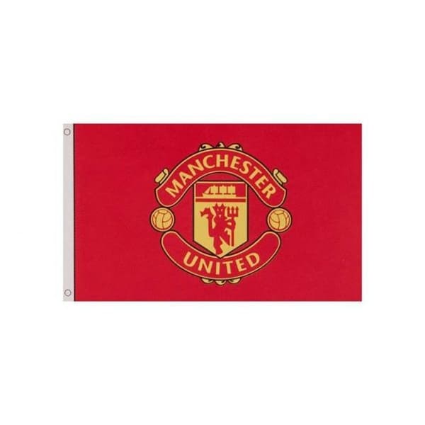 Manchester United FC Flagga Red One Size Manchester United FC Flagga Red One Size