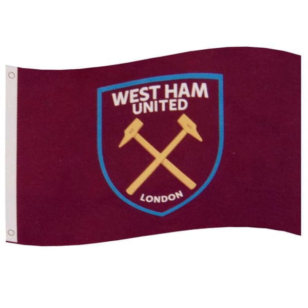 West Ham United FC Flag Claret One Size