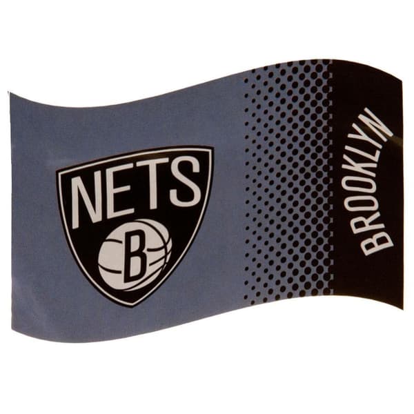 Brooklyn Nets Flagga med blek design