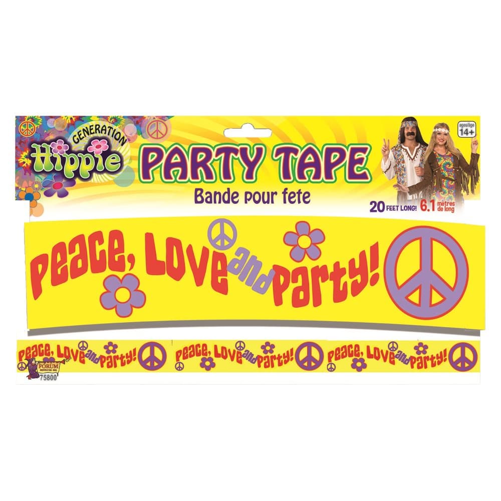 Bristol Novelty Hippie Party Tape