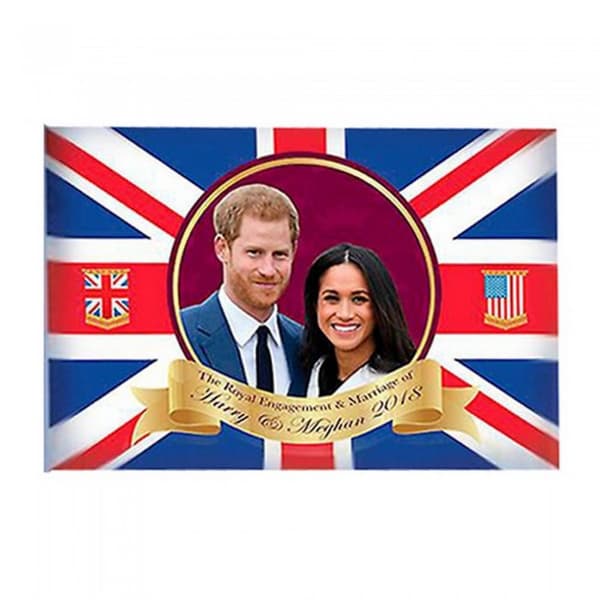 Royal Couple Rayon Flag With Grommets Multicolour One Size