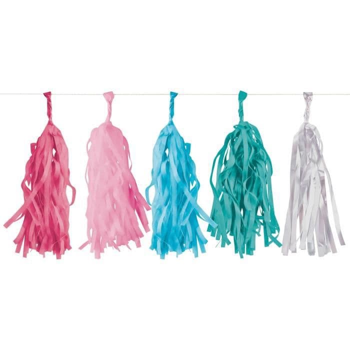 AMSCAN Pompon Garland Flamingo