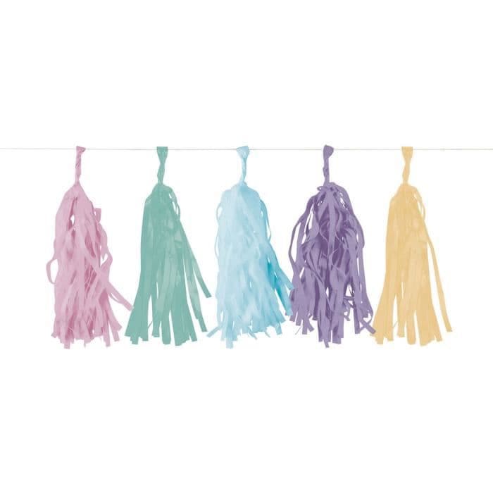 AMSCAN Hyvää syntymäpäivää Pastelli Garland