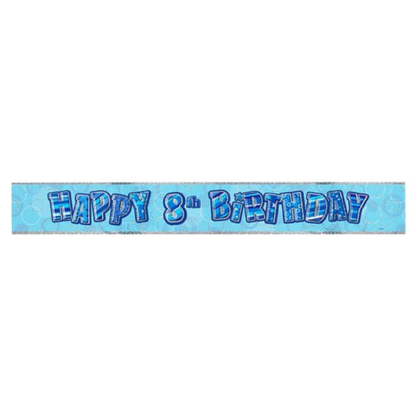 Unique Party Børns Happy Birthday Glitz Folie Banner