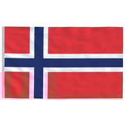 vidaXL norsk flag 90x150 cm