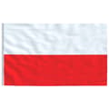 Miniatyrbild 1 av 7: vidaXL Polens flagga 90x150 cm