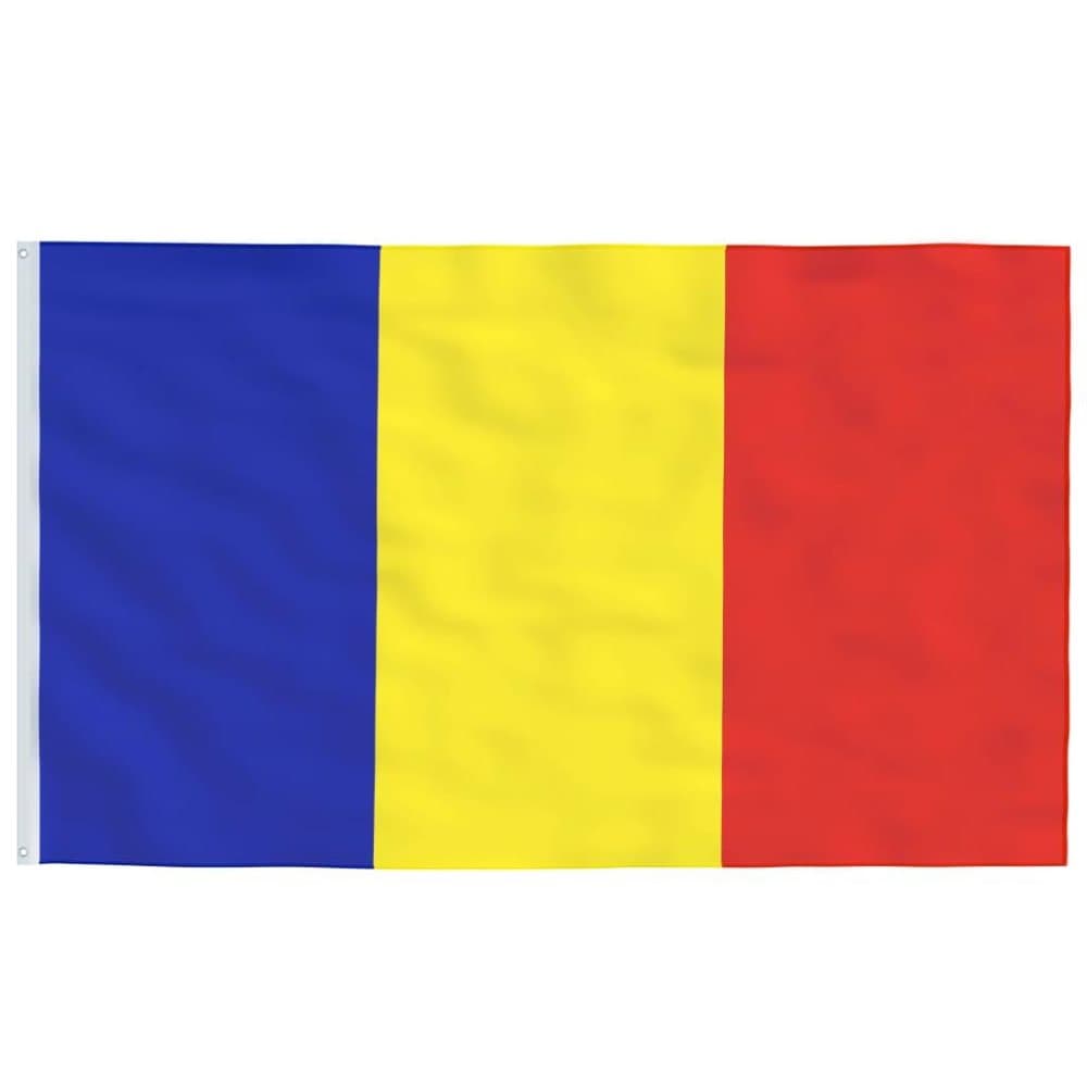 vidaXL Rumæniens flag 90x150 cm