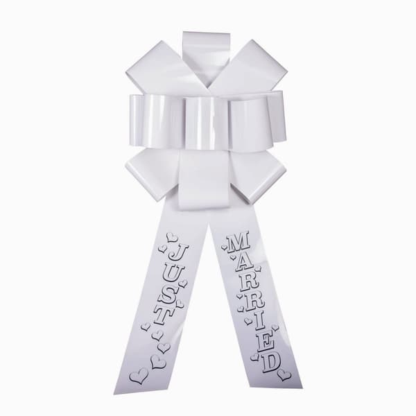 Forum Novelties Celebration Just Married Dørbue White One Size